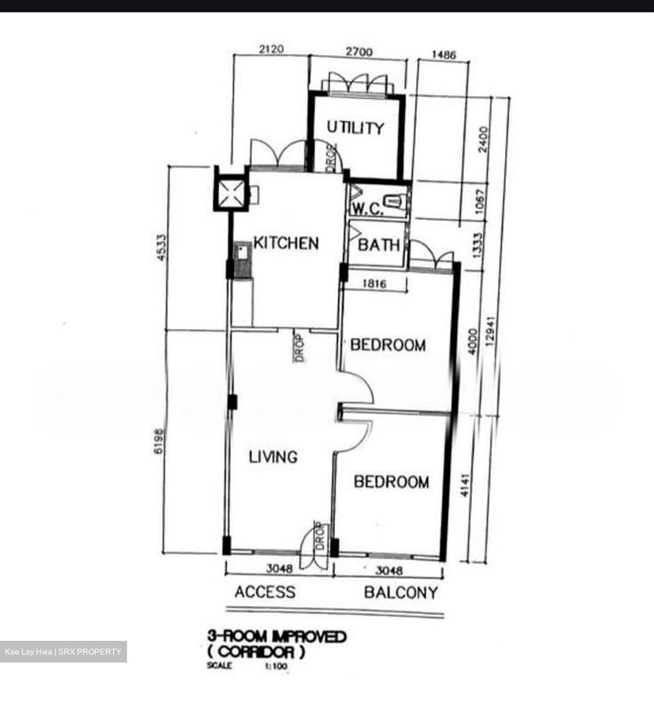 Blk 22 SIN MING VILLE (Bishan), HDB 3 Rooms #548492281